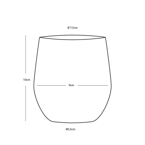 Plastglas Marine Business Living, non-slip, transparent, 35 cl, 6-pack