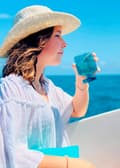 Miniatyrbild 4 av 7: Vinglas i plast Marine Business Bahamas Turquoise, turkos, 36 cl, 6-pack