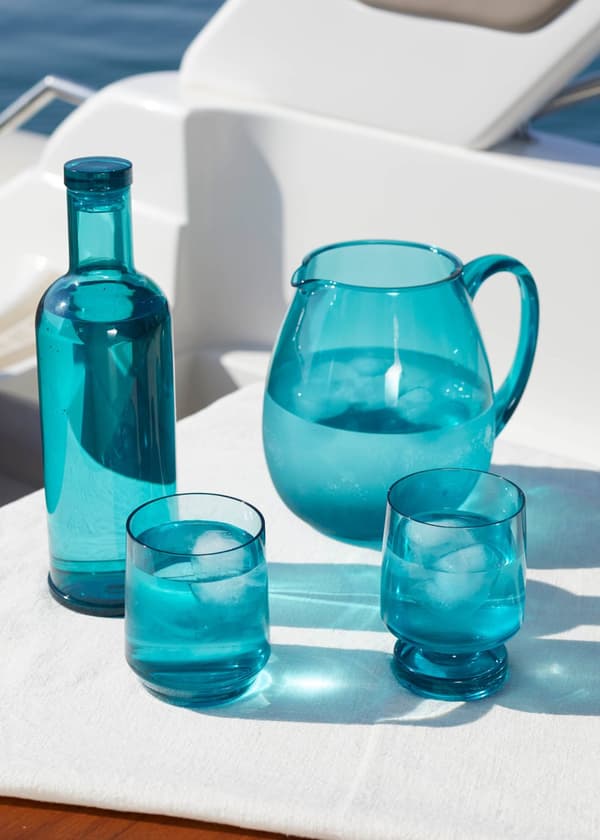 Vinglas i plast Marine Business Bahamas Turquoise, turkos, 36 cl, 6-pack
