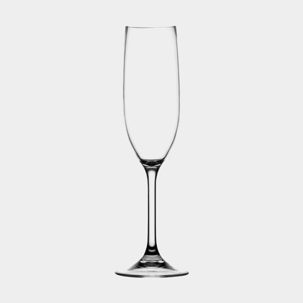 Champagneglas i plast Marine Business Party Clear, non-slip, transparent, 24 cl, 6-pack