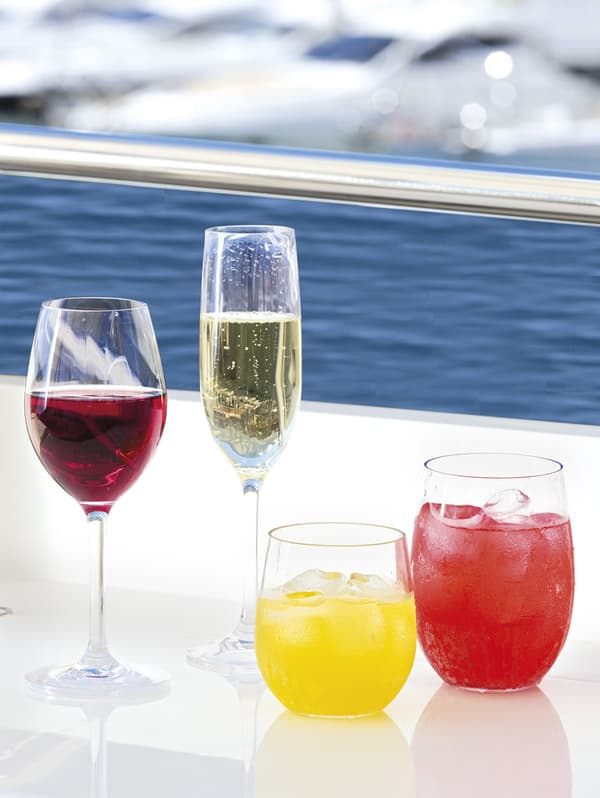 Plastglas Marine Business Party Clear, non-slip, transparent, 59 cl, 6-pack