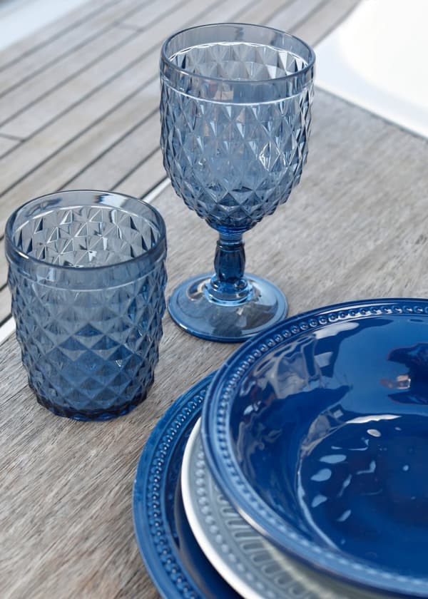 Melaminservis Marine Business Harmony Blue, blå, 25 delar