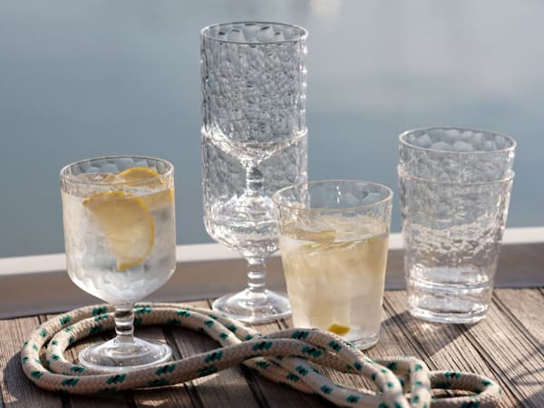 Vinglas i plast Marine Business Party Clear Ice, transparent, 28 cl, 6-pack
