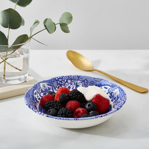 Blue Italian Breakfast Bowl, Ø 15cm - Spode