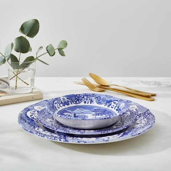 Blue Italian Breakfast Bowl, Ø 15cm - Spode