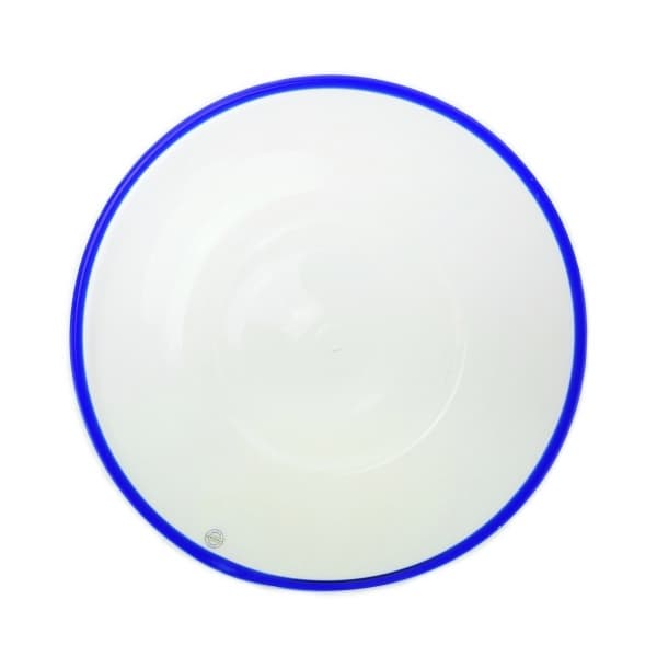 Blue Rim Plate, Ø 30cm - Bergdalahyttan