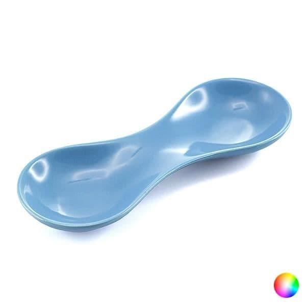 Keramisk tallrik 2 fack - Aperitifkopp Färg - Orange