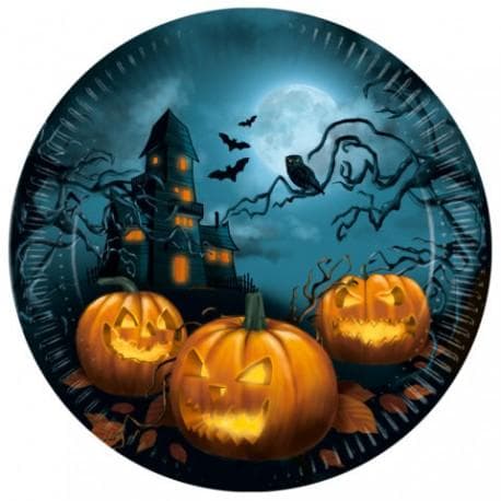 Papptallrikar Halloween