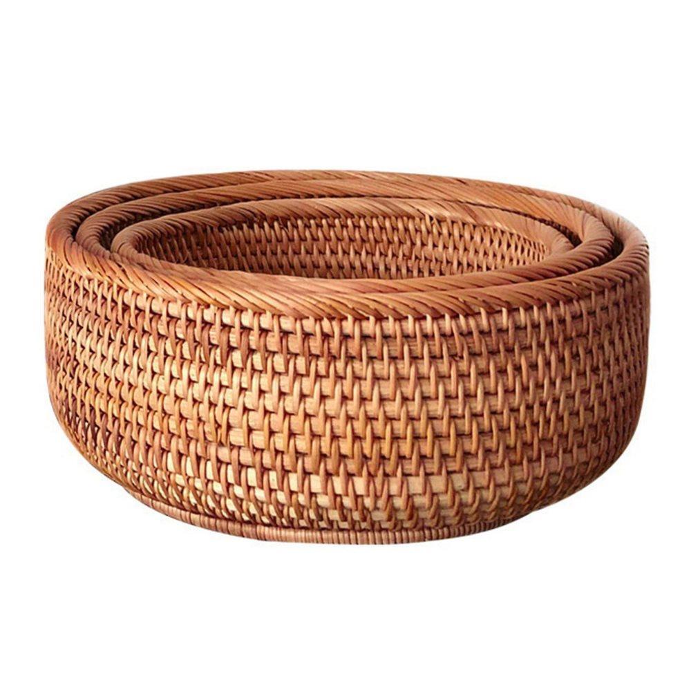 Brödkorg 3 Storlek flätad fruktkorg