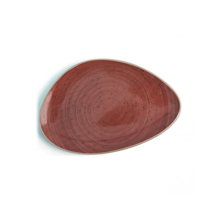 Ariane Röd keramik tallrik (Ø 21 cm)