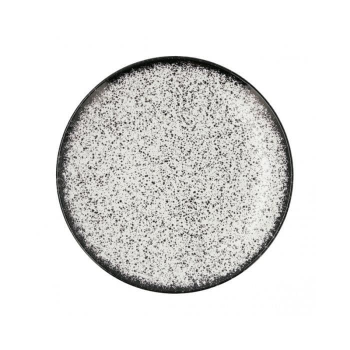 Ariane svart keramisk mattallrik (Ø 27 cm)