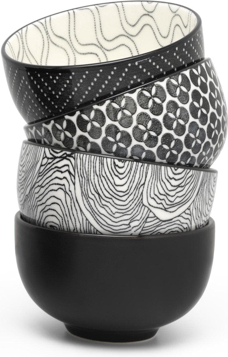 Bredemeijer Tekopp Pucheng set om 4, porslin 152004