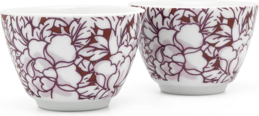 Bredemeijer tekopp Yantai röd set om 2, porslin 152003