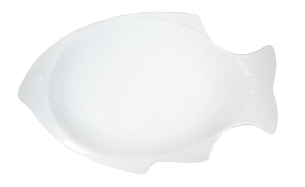 Fisk Porcelænstallerken / Tønde Lille - 6 pack