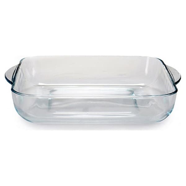 Set med Ugnsfasta Formar Pasabahce 1690037 Transparent Glas 1 L (2 Delar)