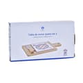 Miniatyrbild 4 av 4: Ostbricka DKD Home Decor Bambu Aluminium Stengods 21,5 x 11,8 x 1,5 cm (3 Delar)