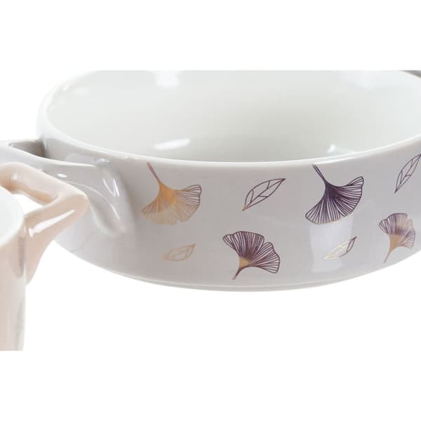 Kulho DKD Home Decor 16,8 x 12,5 x 4,3 cm Kullattu Metalli Moderni