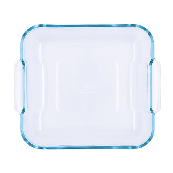 Køkkenspringvand Pyrex Classic Firkantet Gennemsigtig Glas 25 x 22 x 6 cm (6 enheder)