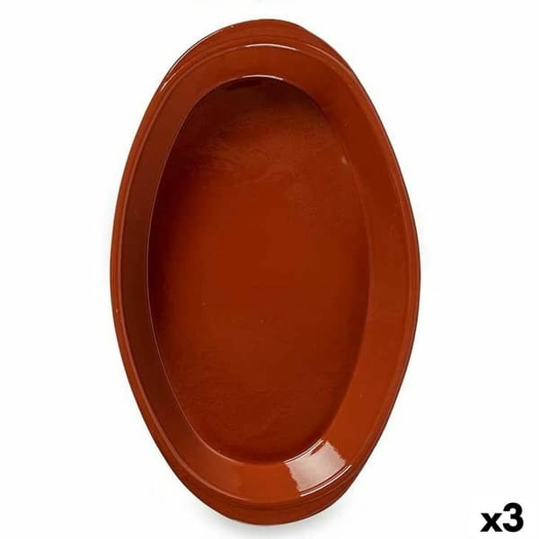 Ugnsform Terrakotta 3 antal 45 x 6,5 x 27 cm