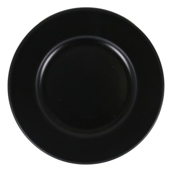 Tallerken Neat Porcelæn Sort (Ø 16 cm)