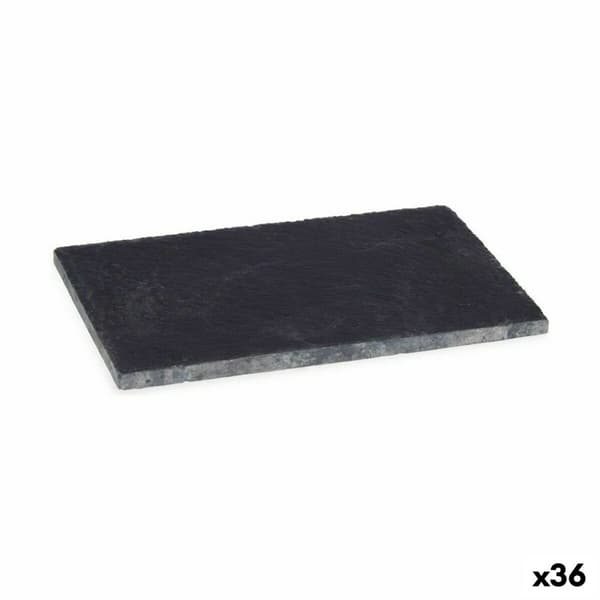 Snacksbricka Kinvara SJ1510 Svart 10 x 0,5 x 15 cm (36 antal)