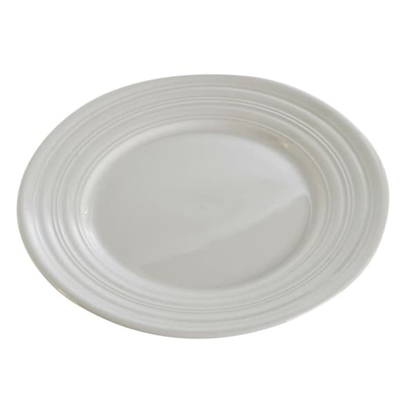 Flad Plade DKD Home Decor Hvid Porcelæn 19 x 19 x 2 cm