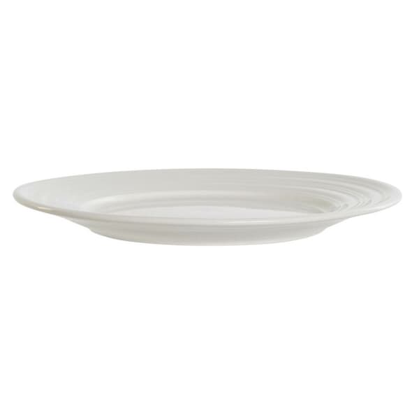 Flad Plade DKD Home Decor Hvid Porcelæn 19 x 19 x 2 cm
