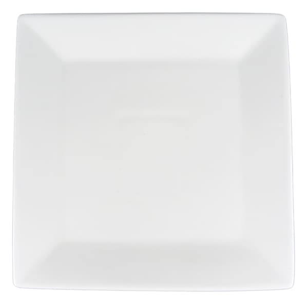 Firkantet - Porcelænstallerken 10-pak