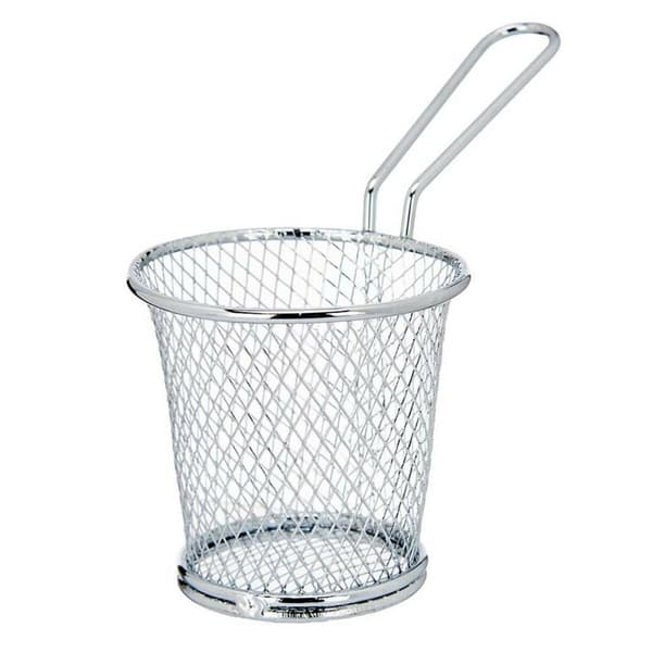Korg för servering av apertiffer Kinvara W8088S Silvrig Metall 15,5 x 12 x 8 cm (12 antal)