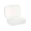 Miniatyrbillede 2 af 4: Kasse med rum Kinvara 02 1192 Hvid Gennemsigtig Plastik 21,5 x 8,5 x 15 cm (12 enheder)