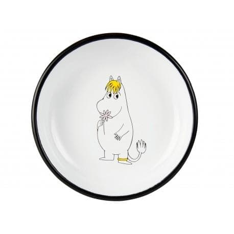Emaljtallrik Snorkfröken diameter 18 cm