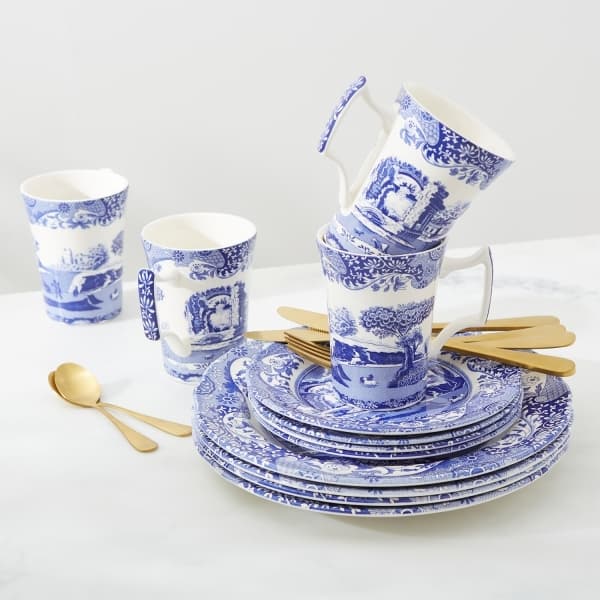 Blue Italian Servis, 12 Delar - Spode