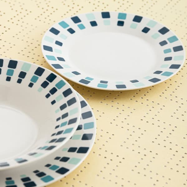 Dyp plate Quid Simetric Blå Keramikk Ø 20 cm