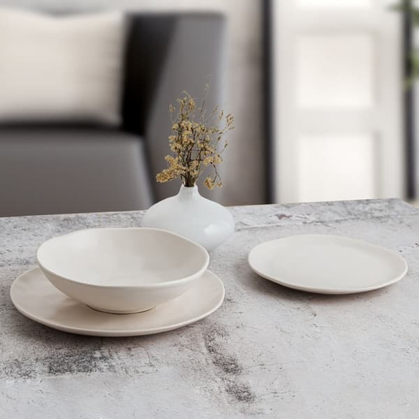Flat tallerken Bidasoa Cosmos Hvit Keramikk 26 cm