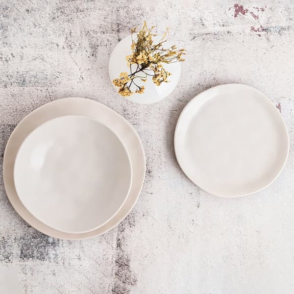 Dyp plate Bidasoa Cosmos Hvit Keramikk Ø 22 cm