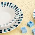 Miniatyrbilde 3 av 4: Dessertskål Quid Simetric Blå Keramikk 19 cm