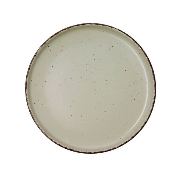 Flat tallerken Quid Duna Grønn Keramikk 26,5 x 2,8 cm