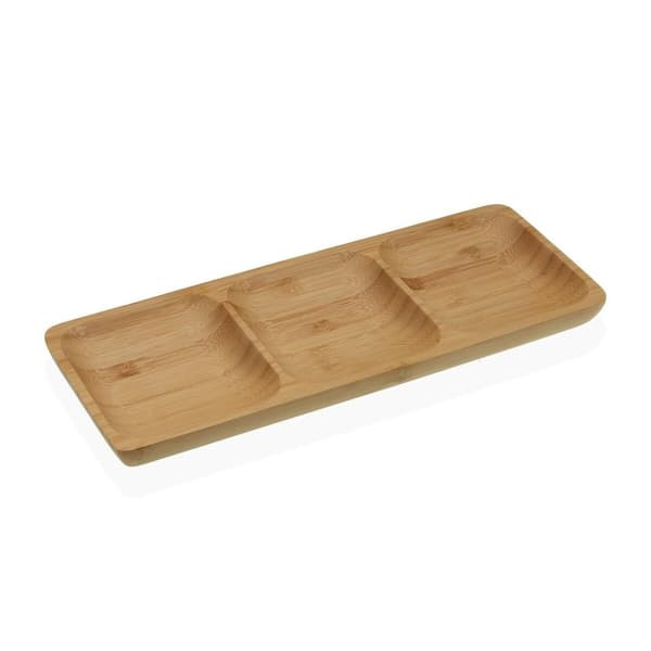 Snacksbricka Versa Bambu 10 x 2 x 26 cm