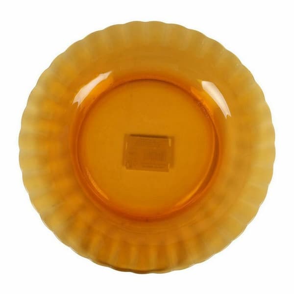 Flad Plade Duralex Picardie Krystal Rav Ø 23 cm (48 enheder)
