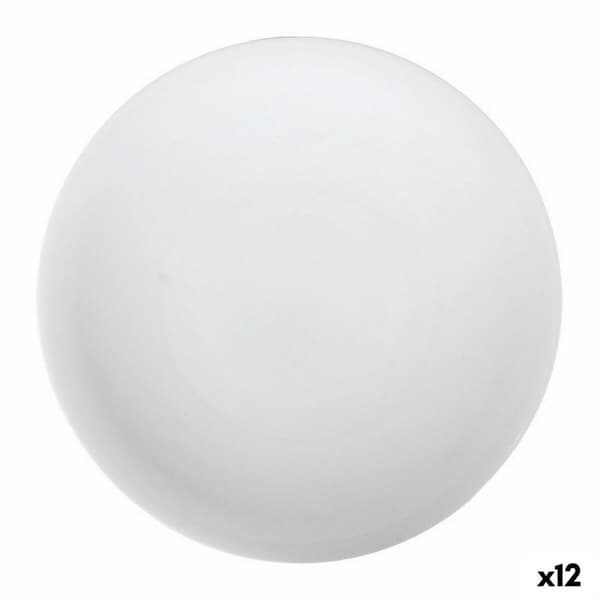 Platt skål La Mediterránea Marina Porslin Vit (12 antal) (Ø 25 cm)