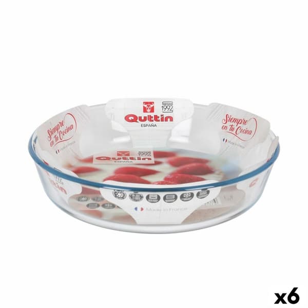 Ugnsform Quttin Glas 2,3 L ø 26 x 5,9 cm (6 antal)