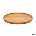 Miniatyrbild 1 av 3: Snacksbricka Kinvara JWKW-3711-1 Brun 25 x 1,5 x 25 cm 24,7 x 1,5 x 24,7 cm (12 antal)