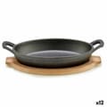 Pikkukuva 1 / 3: Tapasten tarjoiluvuoka Kinvara 1277SJ5103 Ruskea Harmaa 22,5 x 4,5 x 12,5 cm (12 osaa)