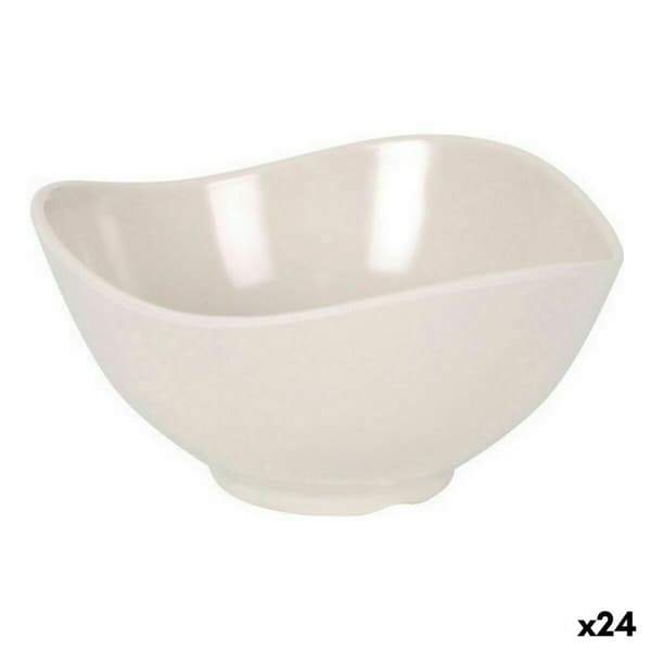 Snacksskål La Mediterránea Melamin Vit Glans 11,5 X 6 cm (24 antal)