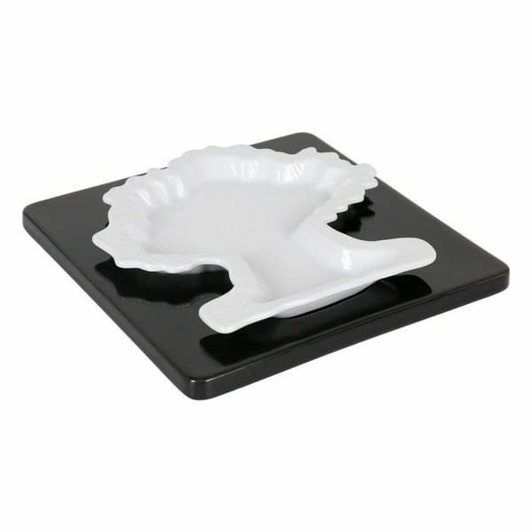 Snacksbricka Viejo Valle Porslin Träd 16,8 x 16,8 x 1,1 cm Set 2 Delar (12 antal)