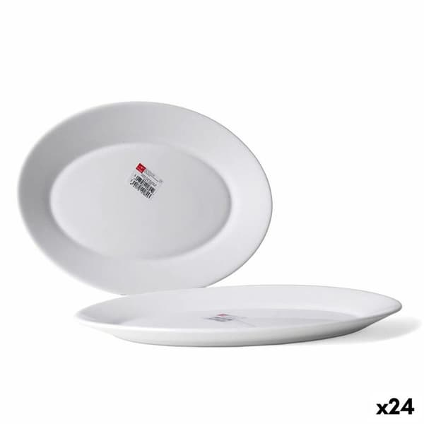 Servingsfat Bormioli Toledo Vit Glas Avlång 30 x 21 x 2,7 cm (24 antal)