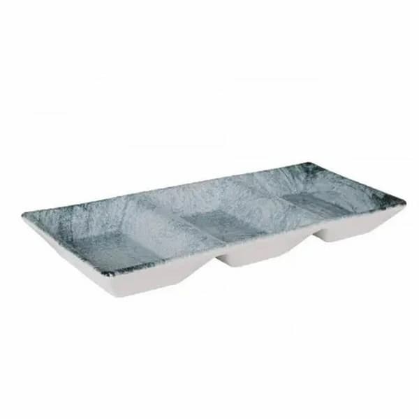 Snacksbricka La Mediterránea Dalian 3 Fack 25 x 11 x 3 cm (24 antal)