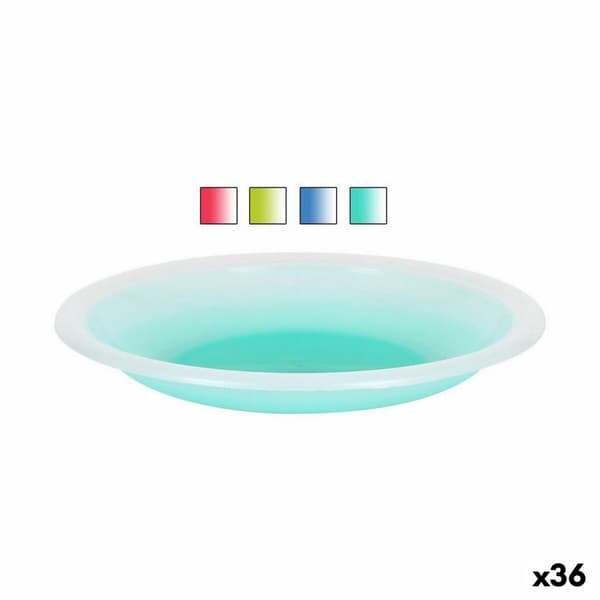 Djup tallrik Dem Cristalway Ø 22 x 22 x 3 cm (36 antal)