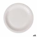 Miniatyrbild 1 av 2: Tallriksset Algon Engångsanvändning Vit Papp 28 cm (15 antal)