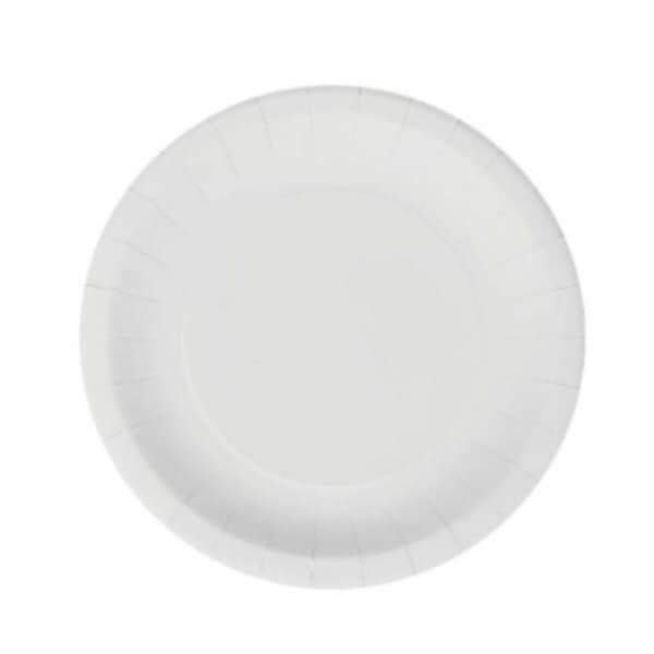 Tallriksset Algon Engångsanvändning Vit Papp 20 cm (10 antal)
